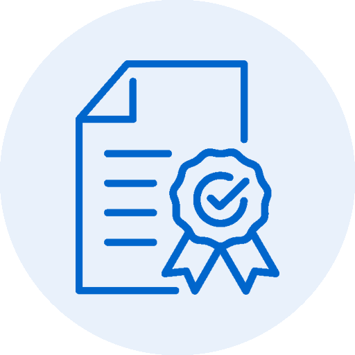 Certificaat icoon